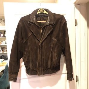 Brown Leather Jacket (Wilsons)